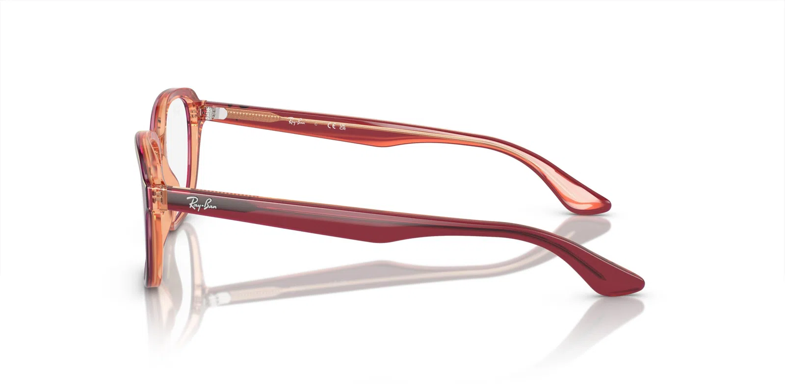 Ray-Ban Kids 0RY1627 Eyeglasses - Top Red & Violet & Orange - view 2